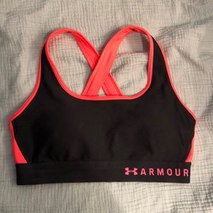 Under Armour Compression Sports Bra neon
